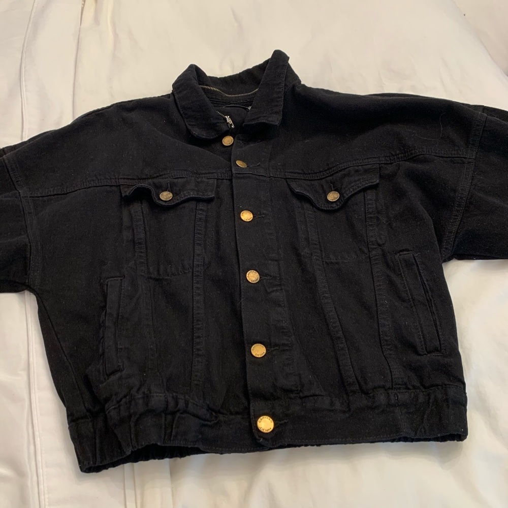 Carmar black denim jacket